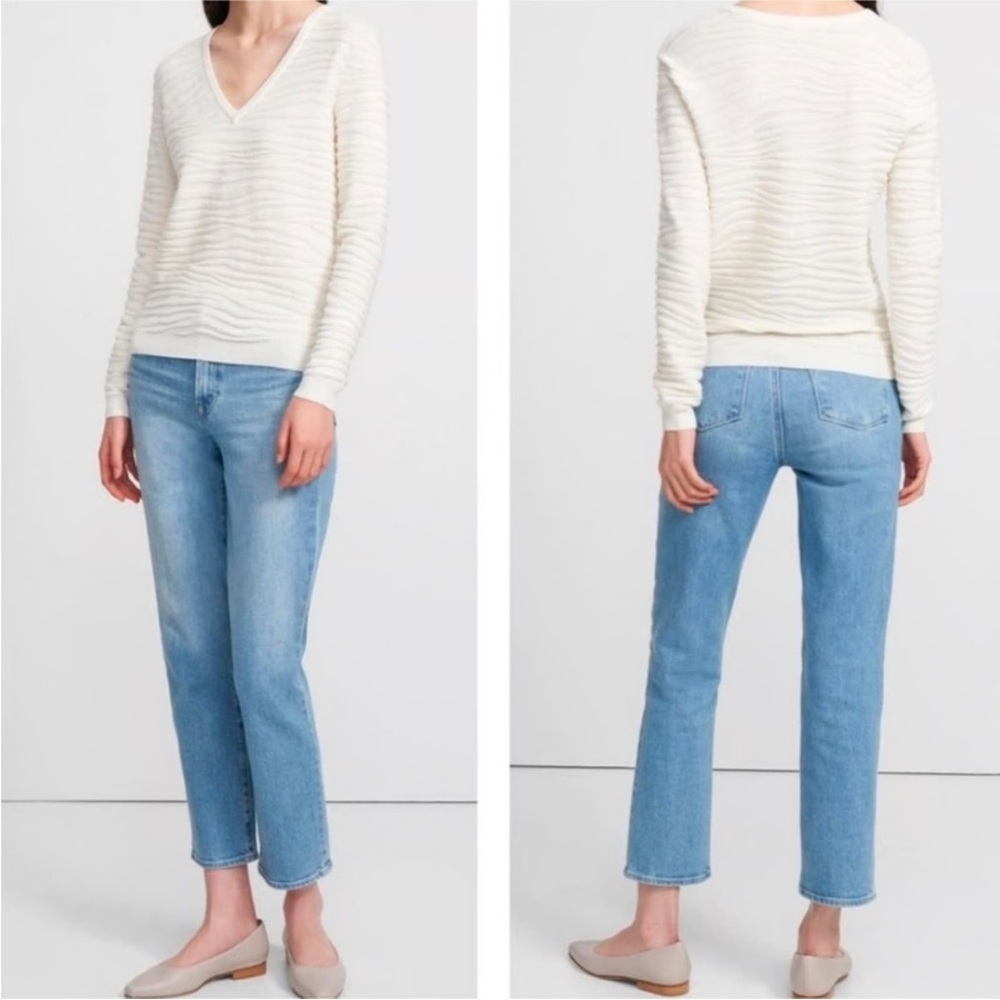 Theory Zebra Plush Pullover NWT